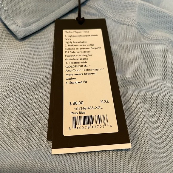 NWT Rhone Delta Pique Polo - Picture 7 of 8